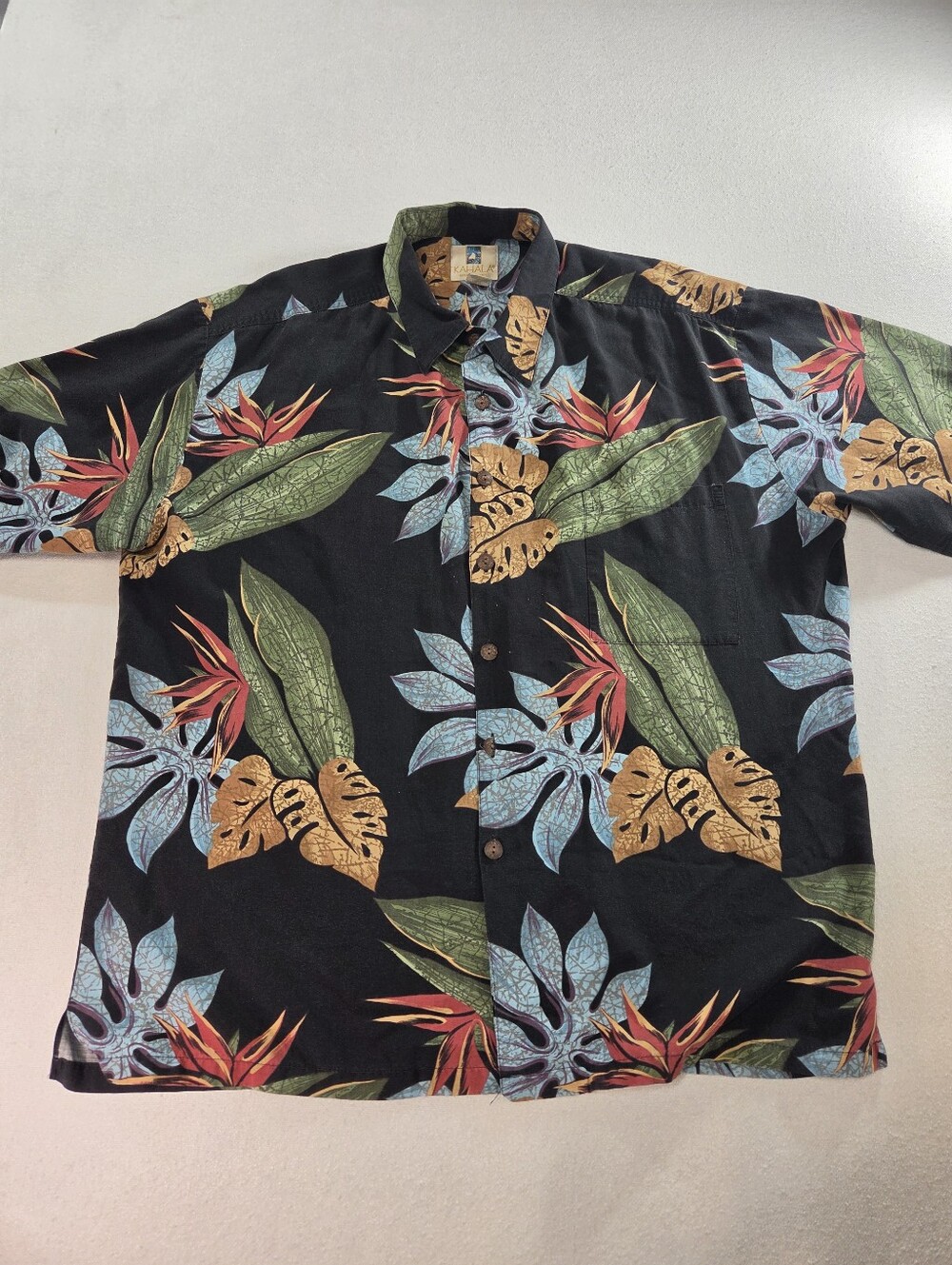 Kahala Hawaiian Shirt XL Made in Hawaii